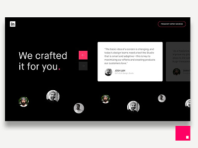Testimonial Concept | Invision Studio Freebie card freebie invision people studio testimonial ui