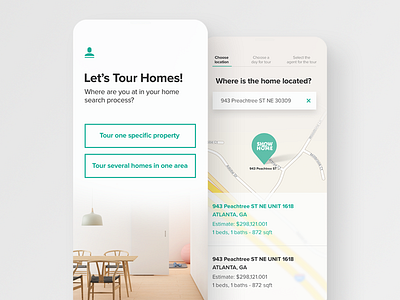 Show Me Home App Design app ios maps