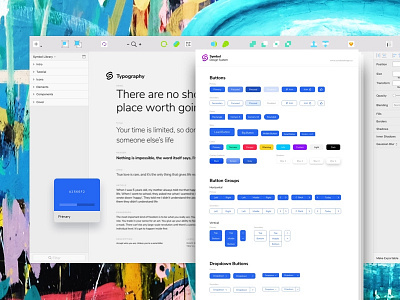 Introducing Symbol Design System components design elements landing symbol symbols system ui ui kit web design web ui