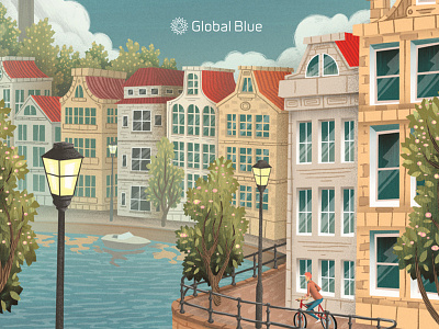 Holland SS18 amsterdam buildings cover editorial holland illustration magazine shop spring travel