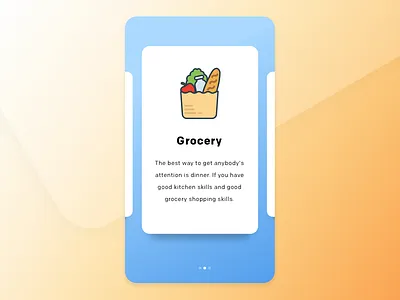 Onboarding app application clean design grocery ios onboarding ui ux