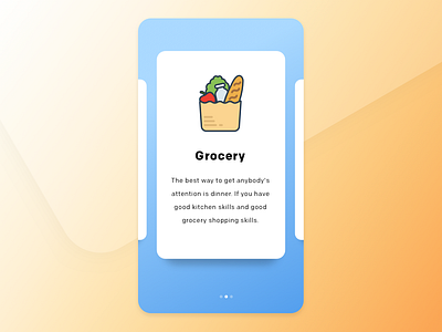 Onboarding app application clean design grocery ios onboarding ui ux