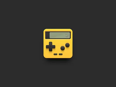 Game Boy game boy icon illustration yellow