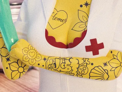 Marge Nurse Toy Design 3d artist designer designer toy designer toys freelance toy designer maker toy toy designer toy sculpting toy sculptor