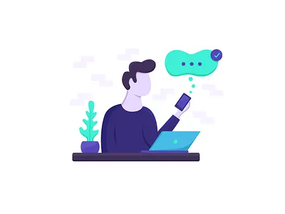 Notification Illustration icon illustration illustrator product illustration spot illustration