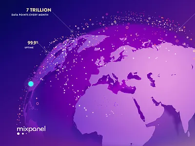 Mixpanel Popup Booth analytics booth data event gradients light popup sales world