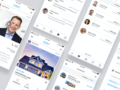 Eden clean design interface ios mobile ui user experience user interface ux