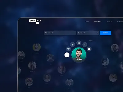 Surf Dashboard dashboard internet modern overview servers users