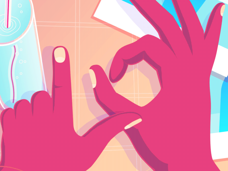 10K Followers! abstract art animation beach bright colors design dribbble entertainment follow fun graphic hand gesture hands humor illustration motion sexy symbol vector web zajno