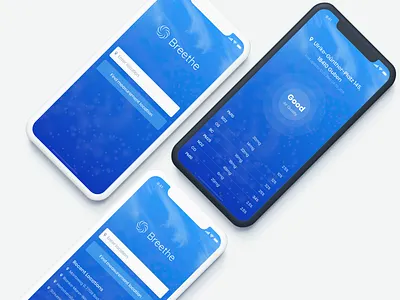 Air Quality Application air blue hanoi interface location measurement quality saigon ui ux vietnam weather