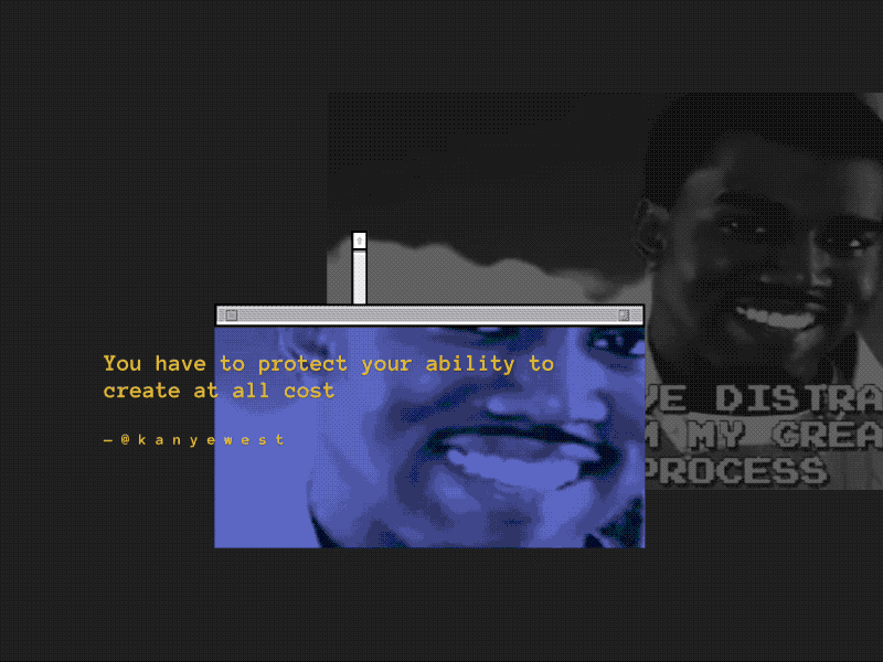 Kanye, Inspire Me. gifs inspiration kanye magic wow