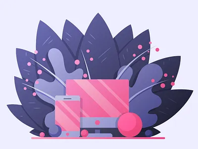 Digital Ecosystem computer digital ecosystem features interactive jungle monitor phone plant screen