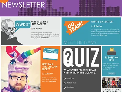 Optum Newsletter UI concept digital design graphic design healthcare software tech user experience user interface design uxui