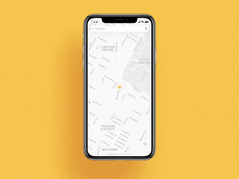 Catch Cab Taxi App Animation animation app car find location map navigation pin place taxi ui ux