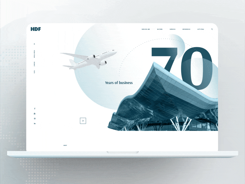 FREE PSD - Architecture & Consulting Website Template arhitecture design digital free free psd freebie giveaway psd template ui ux website