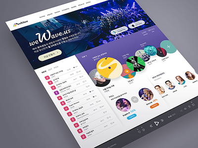 Music web gui music web