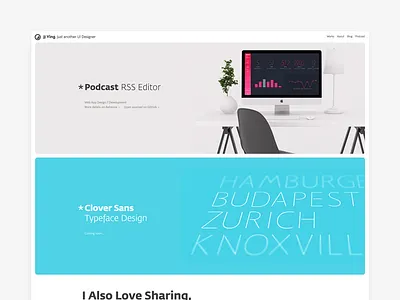 Personal Portfolio - IconMoon V2017 landing portfolio web website