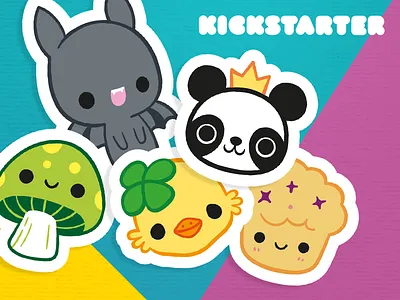 Enamel Pin Kickstarter 02 campaign cute enamel pins kawaii kickstarter pin design pin game stickers vinyl stickers