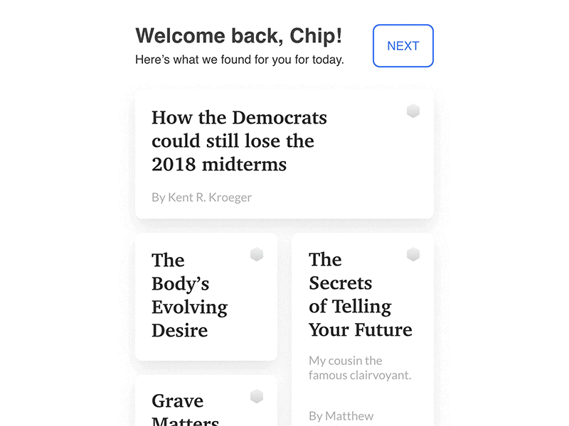 Article reading animation app article bookmark interaction loading reading ui ux