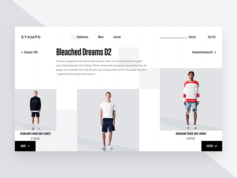 Example of fashion category-page