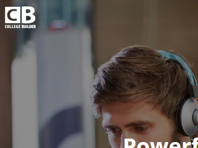 Landing Builder College Builder landing page web design