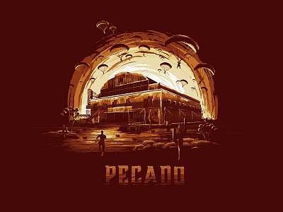 Pecado - Hot Drop Series (PUBG) 2 of 4 arena battle royal fan art hot drop mirimar parachute pecado player unkowns battleground pubg spicy drop tee