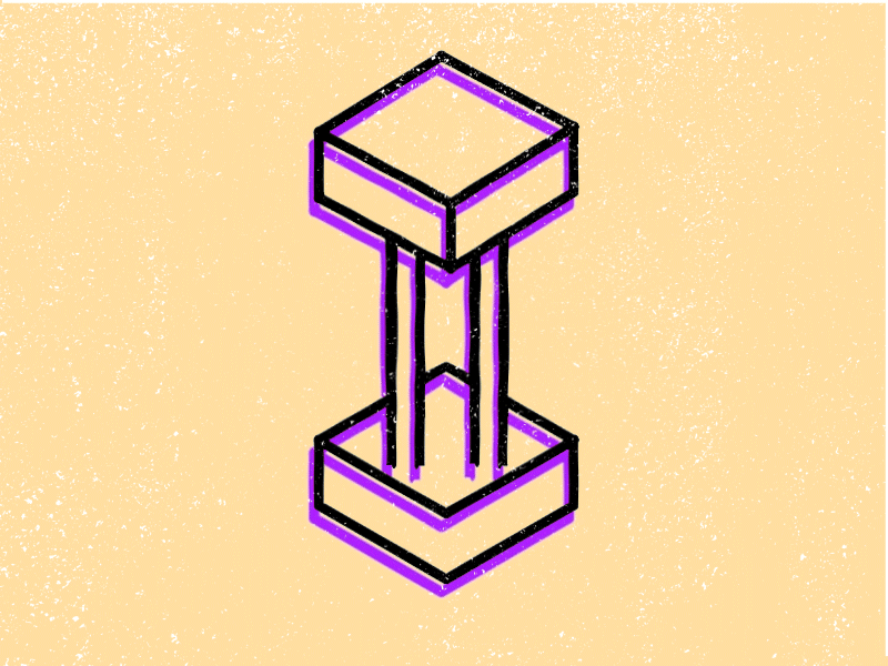 Twist 🌪 c4d cinema 4d minimal modeling outline shapes twist vintage