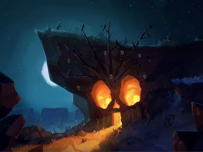 Western Concept background art concept concept art digital painting environment goldmine illustration landscape monument valley native american