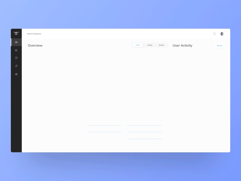 Dashboard animation for NickelRide big data dashboard dashboard dashboard animation dashboard interaction data dashboard interaction ride sharing dashboard smooth animation user dashboard