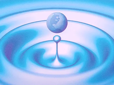 Rain Rain On My Face answers bible biblical earth editorial illustration flood genesis global jars of clay noah rain