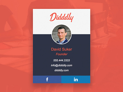 Didddly Email Signature avatar email email signature