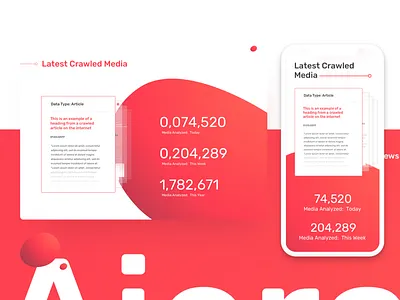 Aiera Launch Website Data Visualization ai artificial intelligence data design interface responsive startup ui ux website