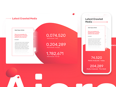 Aiera Launch Website Data Visualization ai artificial intelligence data design interface responsive startup ui ux website