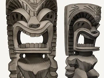 Tikis apple pencil doodle drawing illustration ipad
