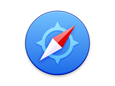 Safari Icon (download) apple browser compass download free icon macos osx replacement safari ui vector
