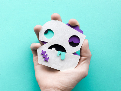 Z for zombie artwork character cute design graphic handmade illustration illustrator letter lettering minimal photography