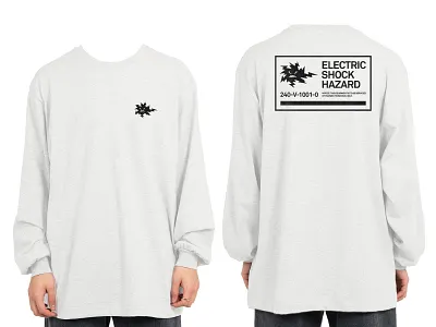 Warning Collection / "SHOCK HAZARD" apparel branding collection fashion labels type warning