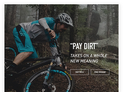 Enve Site Design bike wheels design menu navigation ui ux website