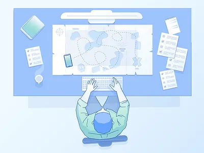 Customer Journey Maps - What They Are and How to Build One illustration journey map ui ui design user experience ux ux design