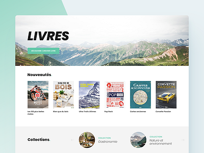 Book Publisher - Book book books design green publisher shadow ui ux website