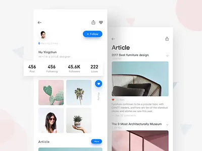 Personal homepages blue homepage pink uiue