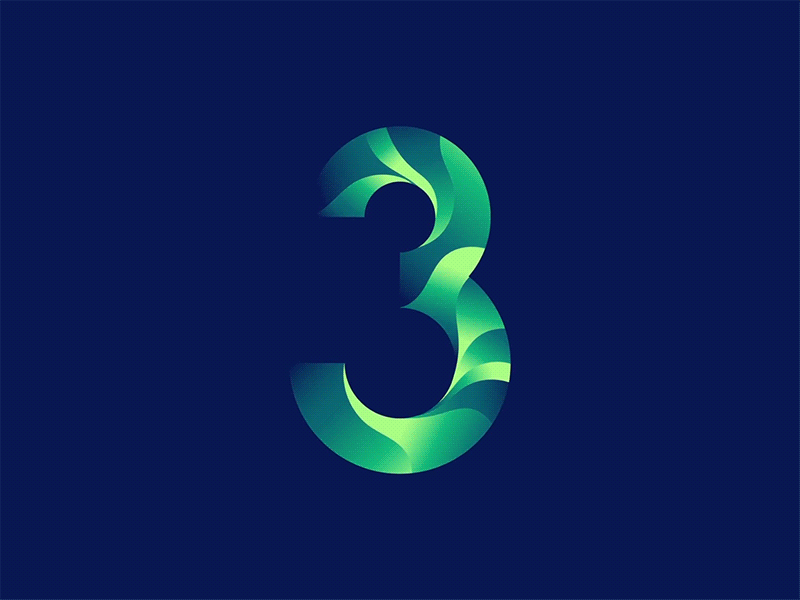 3 - 36 Days of Type 3 36 days of type gif lettering typography