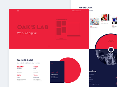 Portfolio for Digital Agency agency clean flat icon illustration landing page portfolio typography ui ux webdesign
