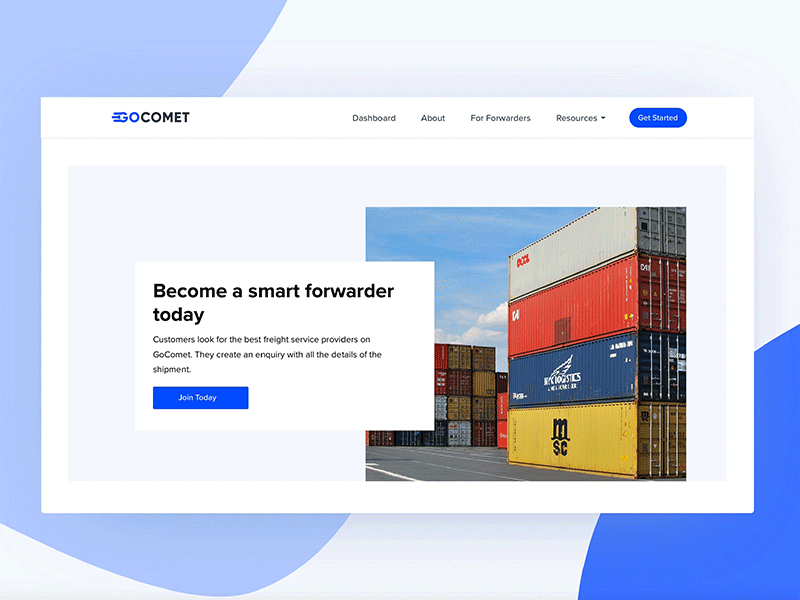 Partners Page Design b2b freight illustration landing supply ui web website