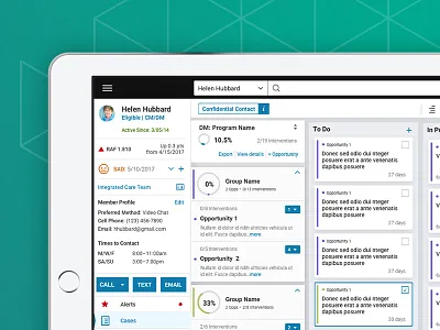 Innovative Healthcare application cards healthcare membership product