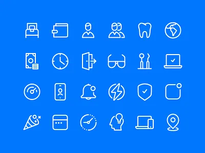 Line Iconset glyph icon icon set iconography icons iconset illustration