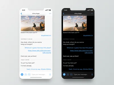Minimalist Chat UI app bot ai chat interaction ios iphone x minimalist mobile ui ux