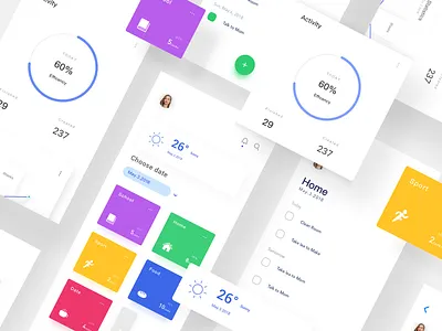 Memo App clean colorful memo