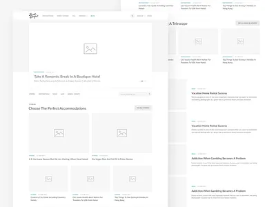 Blog Improvement - Wireframe blog high fidelity ui ux wireframe
