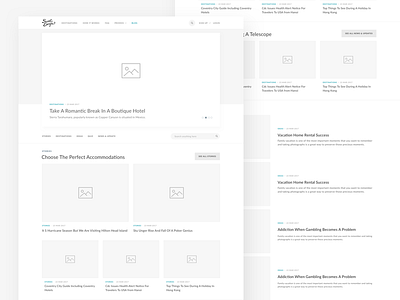 Blog Improvement - Wireframe blog high fidelity ui ux wireframe
